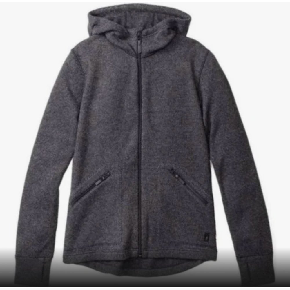 Smartwool Full Zip Charcoal Hoodie size S